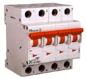 Interruttore Magnetotermico 4x32A 4,5KA PLS4-C32/4